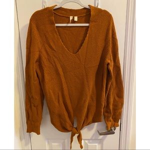 Moth for Anthropologie size M orange sweater